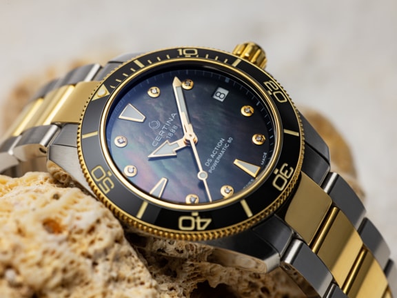 DS Action 34.5mm Automatic Mother of pearl PVD coating 316L